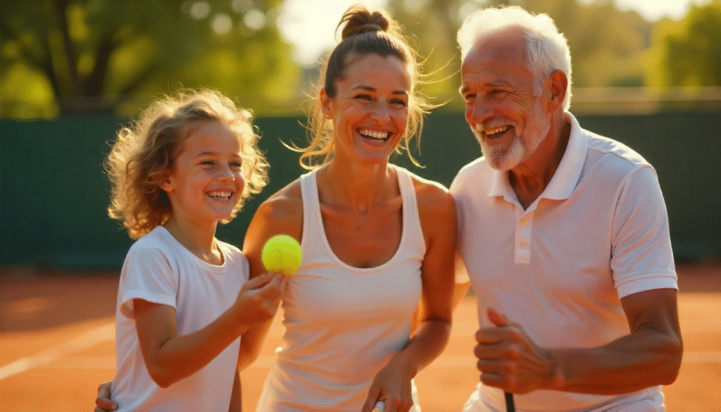 Dlaczego tenis to sport dla każdego wieku?
